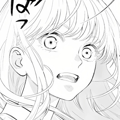 黑白漫画/女生头像