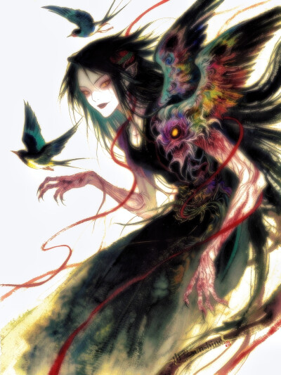 百鬼夜行|孽根深重，道行微浅 #志怪图鉴#百鬼夜行 #成魔#创作人计划