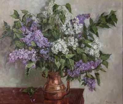 戴安娜·科罗布金娜（Diana Korobkina） 是一位出生于1980年的俄罗斯当代画家，以细腻、优雅且充满诗意的花卉静物画和风景油画闻名。