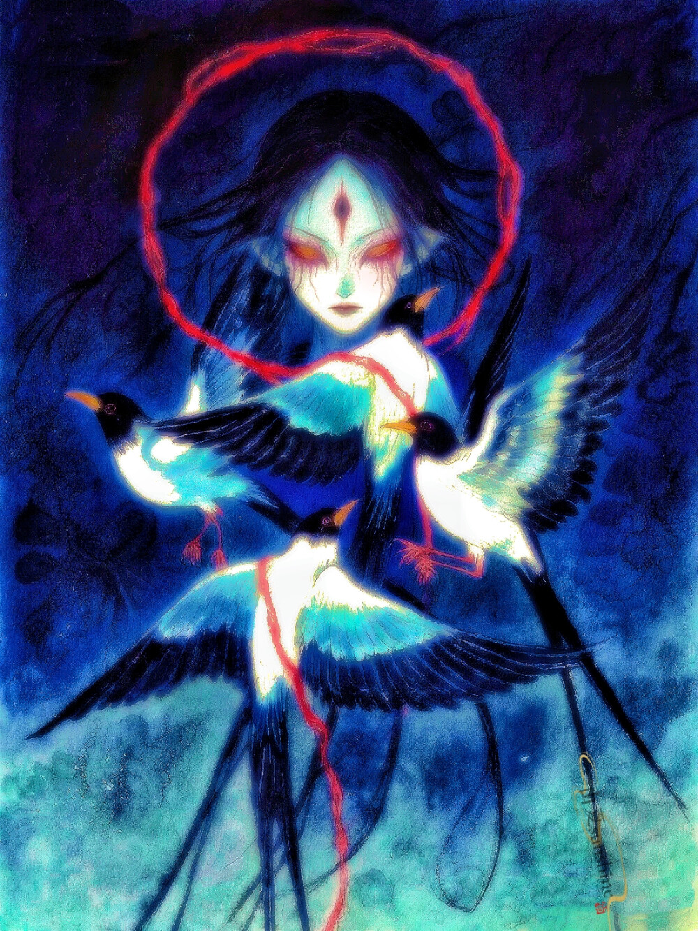 百鬼夜行|孽根深重，道行微浅 #志怪图鉴#百鬼夜行 #成魔#创作人计划