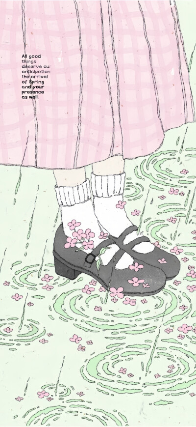 治愈系插画壁纸​​​
