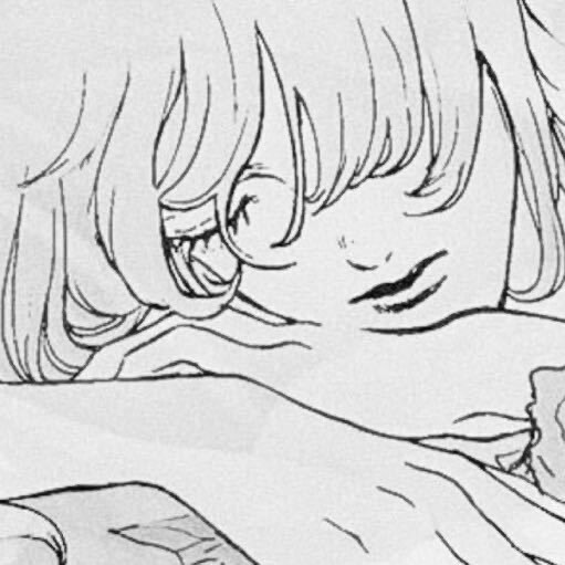 黑白漫画/女生头像