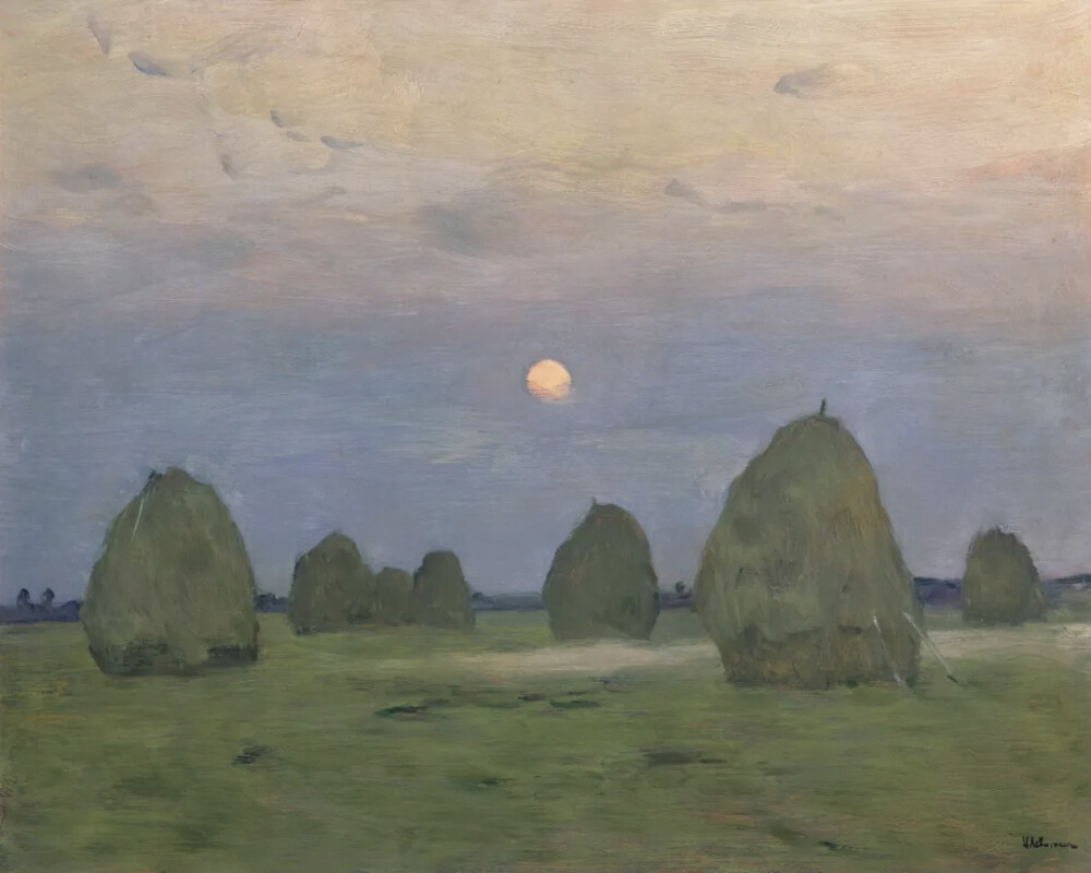 伊萨克·伊里奇·列维坦（Levitan, Isaak Iliich，1860年8月18日—1900年7月22日），俄国现实主义风景画家，出生于立陶宛基巴尔塔犹太知识分子家庭，后迁居莫斯科。毕业于莫斯科绘画雕刻学校，师从萨符拉索夫、彼罗夫，为巡回展览画派代表人物。早年经历贫困，父母双亡后依靠半工半读完成学业。其创作以俄罗斯自然风光为主题，注重光线与色彩的抒情表达，作品《索科尔尼克的秋日》灵感源于殉情传说，借秋景传递哀思。1891年加入巡回展览画派后，创作《弗拉基米尔卡》等反映社会情绪的作品。晚年尝试印象派技法，沿伏尔加河写生期间形成融合文学性与自然观察的诗意风格，创作《三月》《金色的秋天》等明快色调作品。39岁因病去世，葬于莫斯科犹太人公墓。