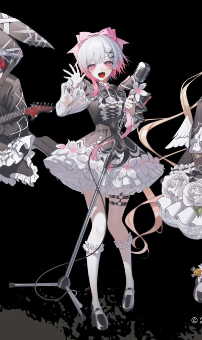 『魔法少女的魔女审判』× 招财猫卡拉OK 合作活动插图①
画：moduku ​​​