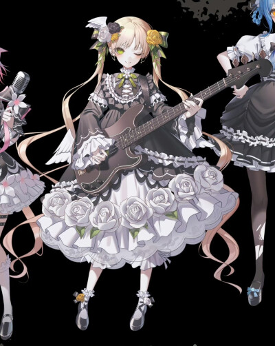 『魔法少女的魔女审判』× 招财猫卡拉OK 合作活动插图①
画：moduku ​​​