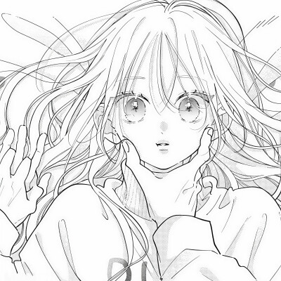 黑白漫画/女生头像