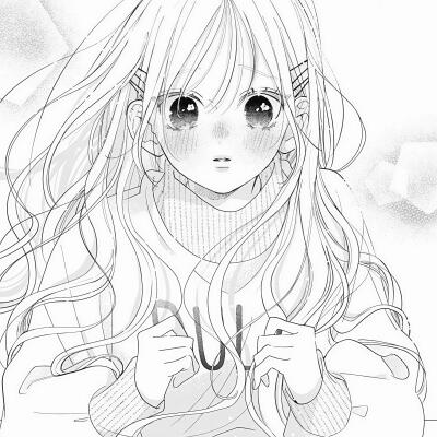 黑白漫画/女生头像