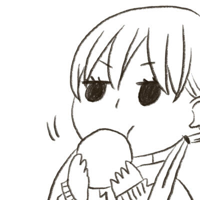 黑白漫画/女生头像