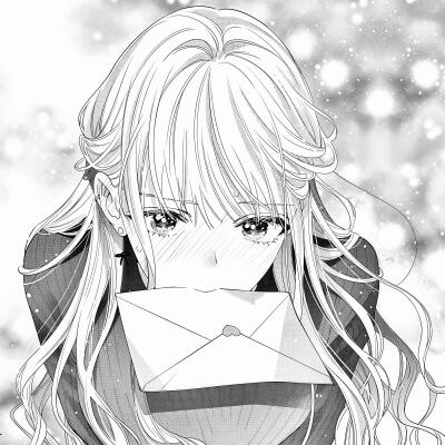 黑白漫画/女生头像