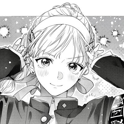 黑白漫画/女生头像