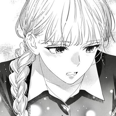 黑白漫画/女生头像
