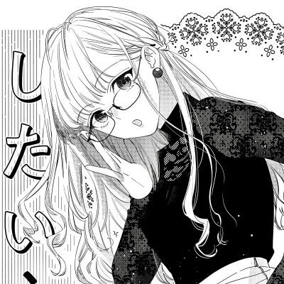 黑白漫画/女生头像