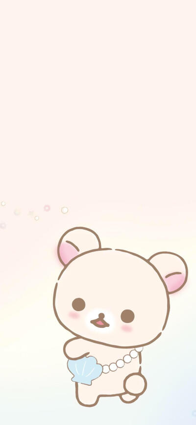 轻松熊可爱手机壁纸
