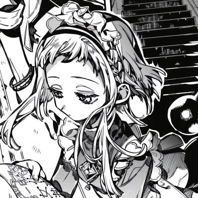 黑白漫画/女生头像
