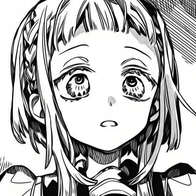 黑白漫画/女生头像