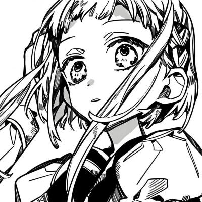 黑白漫画/女生头像