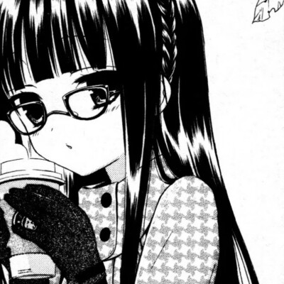 黑白漫画/女生头像
