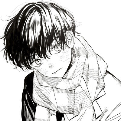 黑白漫画/女生头像