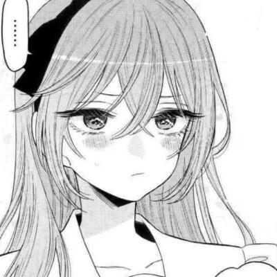 黑白漫画/女生头像