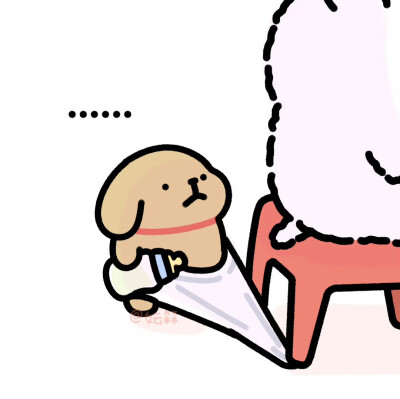 线条小狗