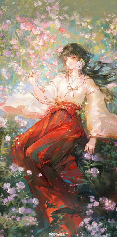 手绘女