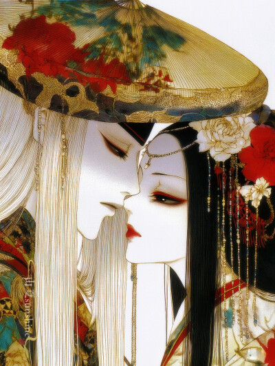 我是死神的亲眷，我爱趋近死亡的爱情，我爱亲吻离去之人。
