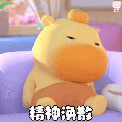 水豚噜噜表情包动图
可爱的表情包