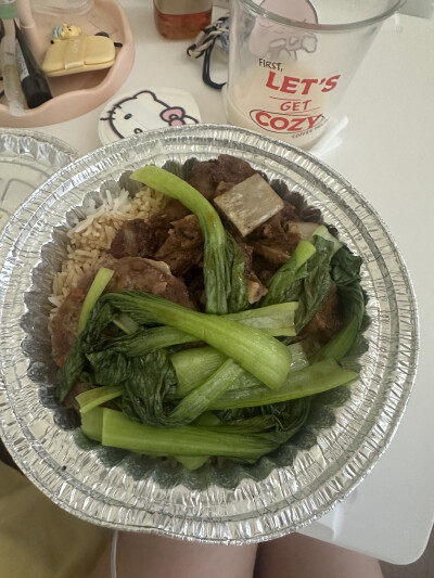 吃煲仔饭#一人食#外卖