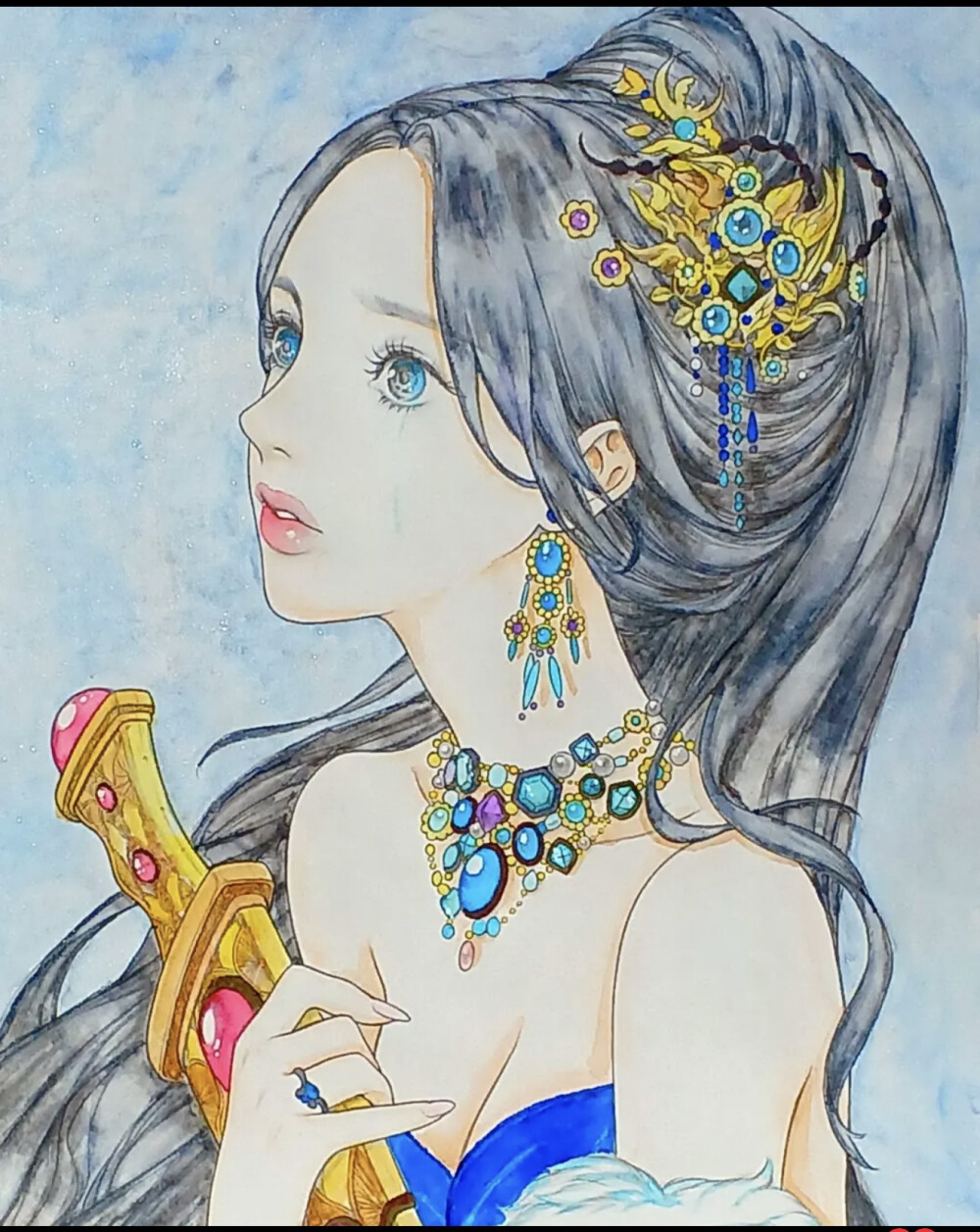 涂色