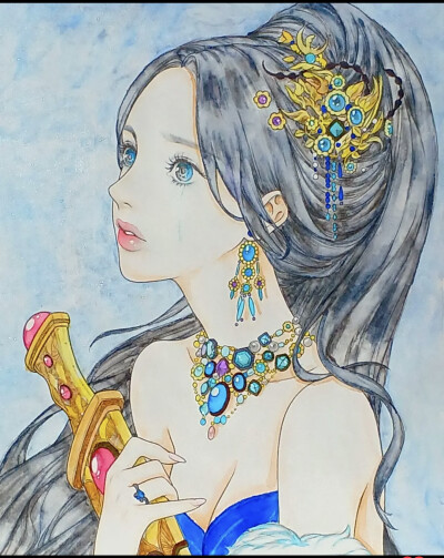 涂色