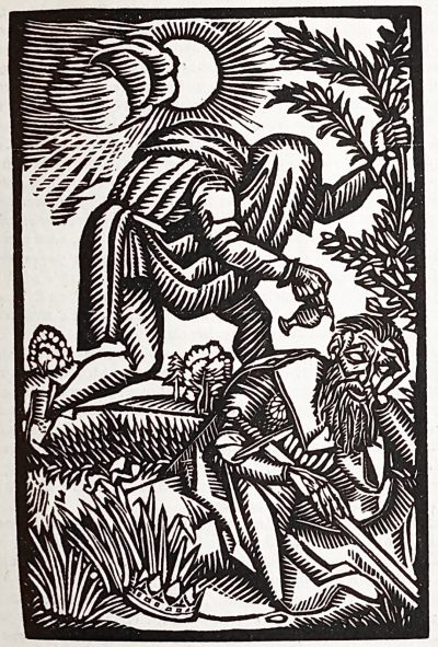 Otto Wirsching (1889-1919), “Der Bücherwurm”, 1919
