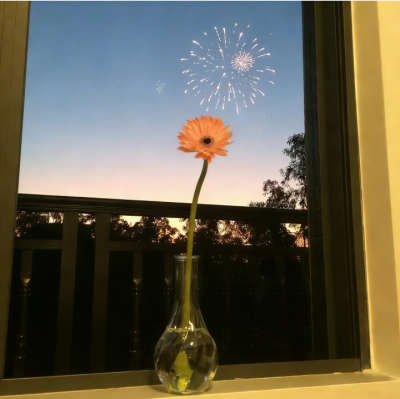 落日晚霞背景图