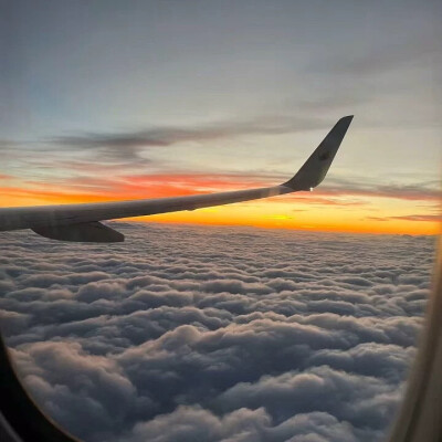 落日晚霞背景图