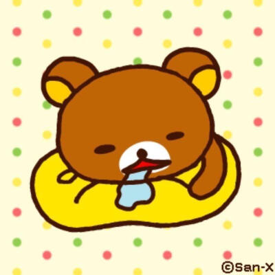 轻松熊可爱头像