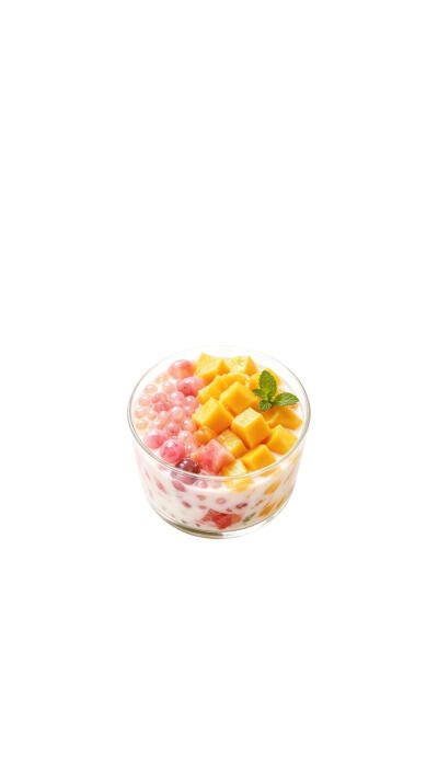 甜品糖水白底头像