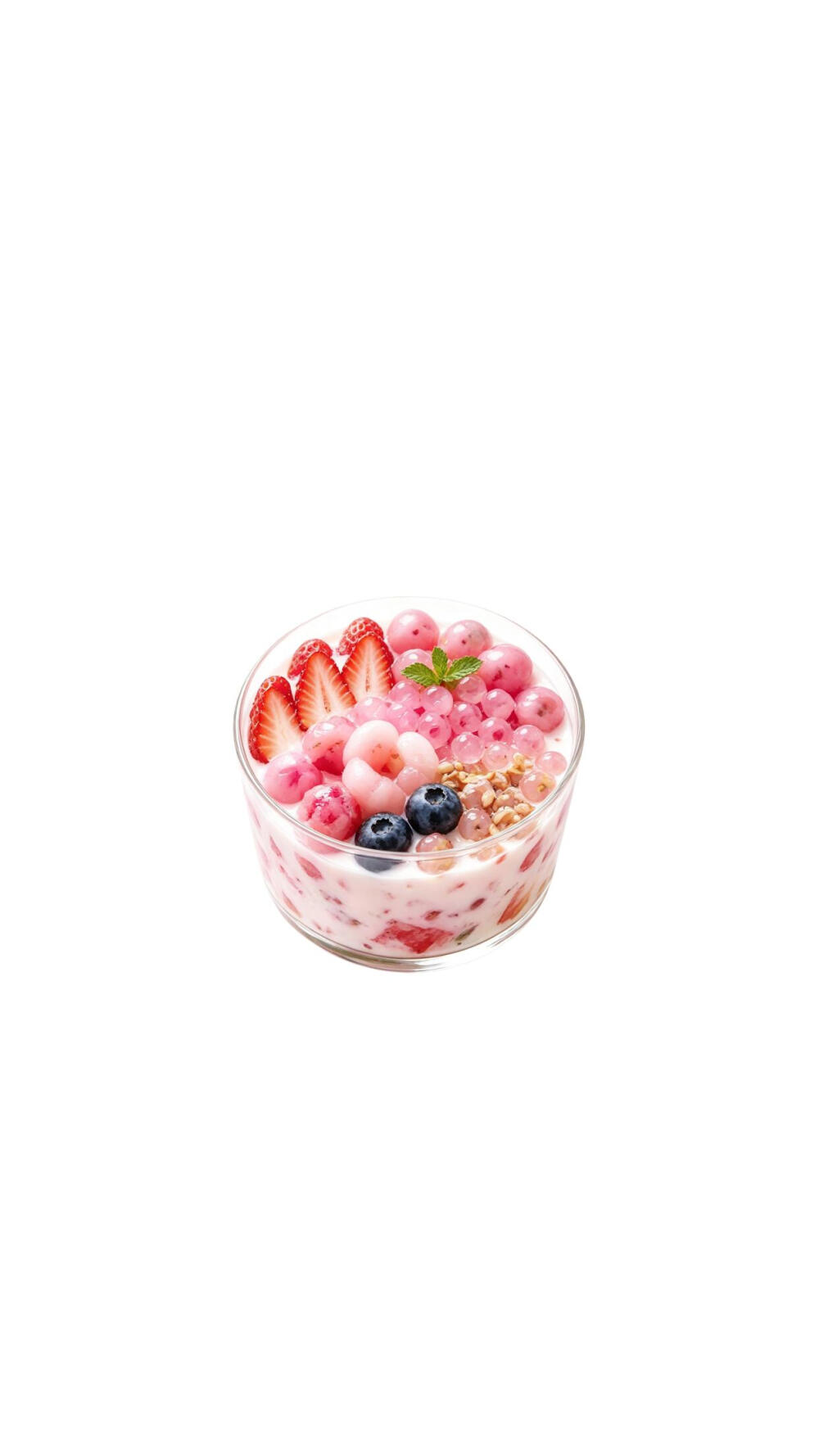 甜品糖水白底头像