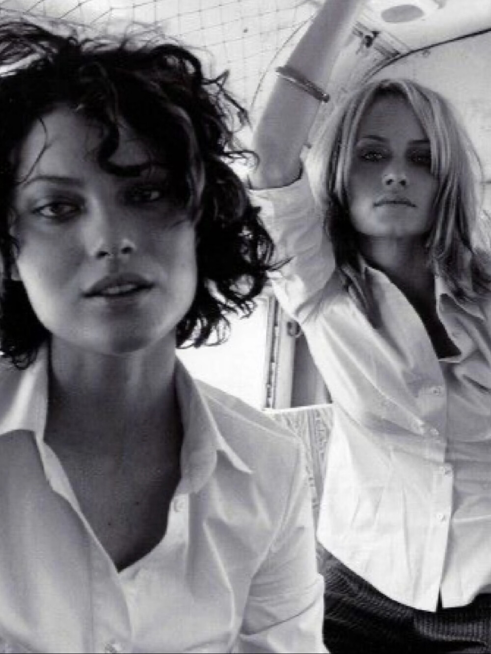 Shalom Harlow, Amber Valleta
