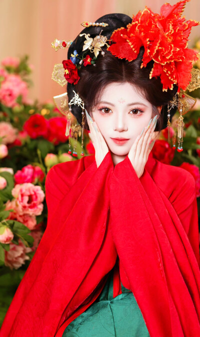 花开富贵，文定吉祥。