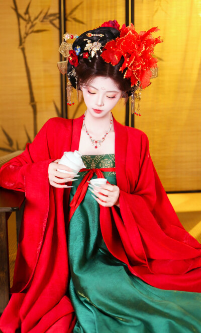 花开富贵，文定吉祥。