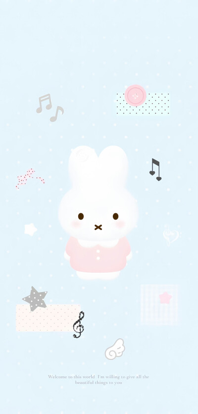  可爱插画壁纸
图源：等等小王