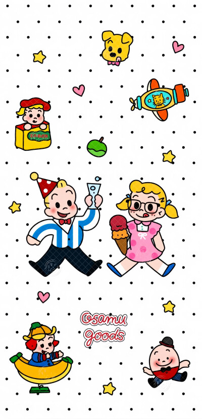  可爱插画壁纸
图源：等等小王