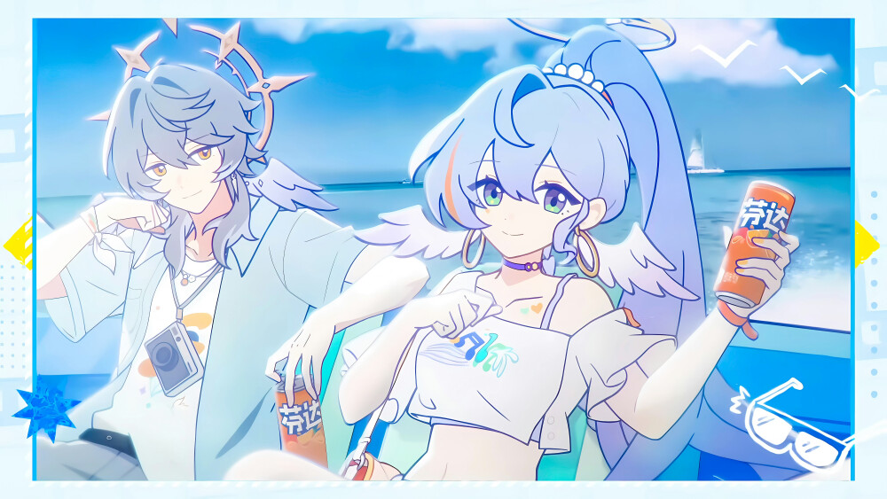 来源@Chen_浅瞳 知更鸟 星期日
崩铁×芬达联动短片高清截修壁纸&头像