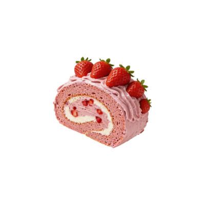 草莓甜品白底头像