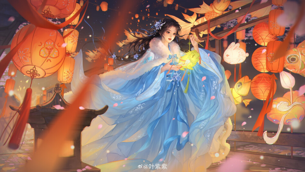 手绘女