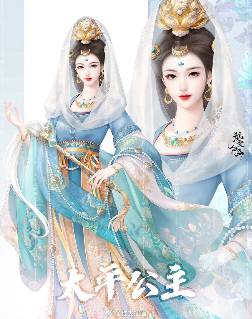 雅雯插画