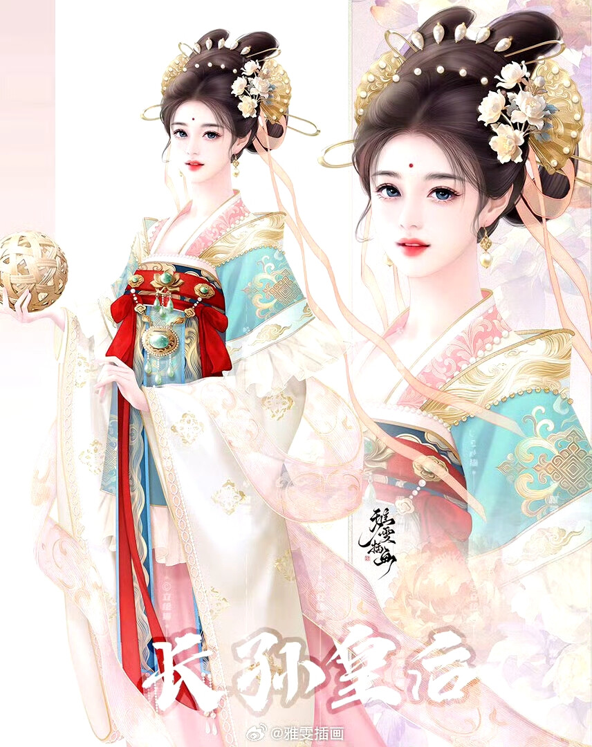 雅雯插画