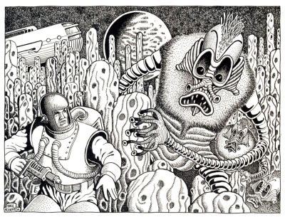 Basil Wolverton (1909-1978), ''Graphic Story Magazine'' #14, Winter 1971-72
