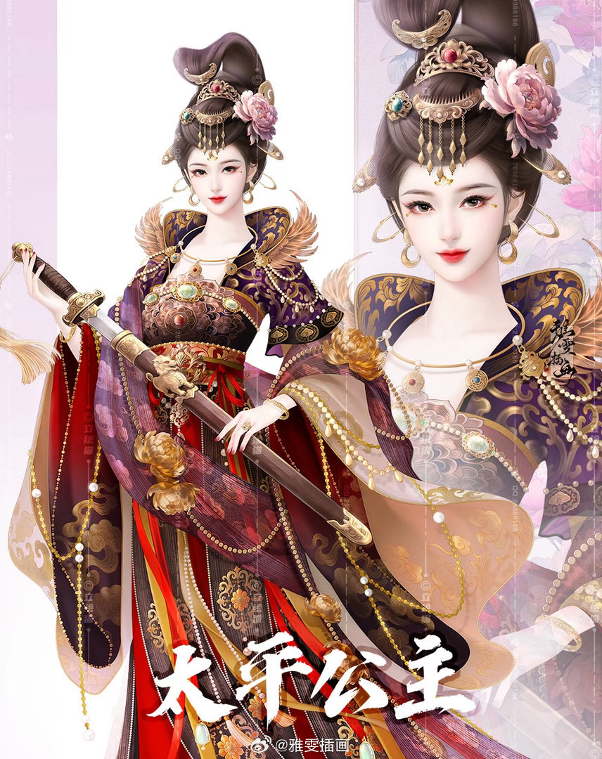雅雯插画