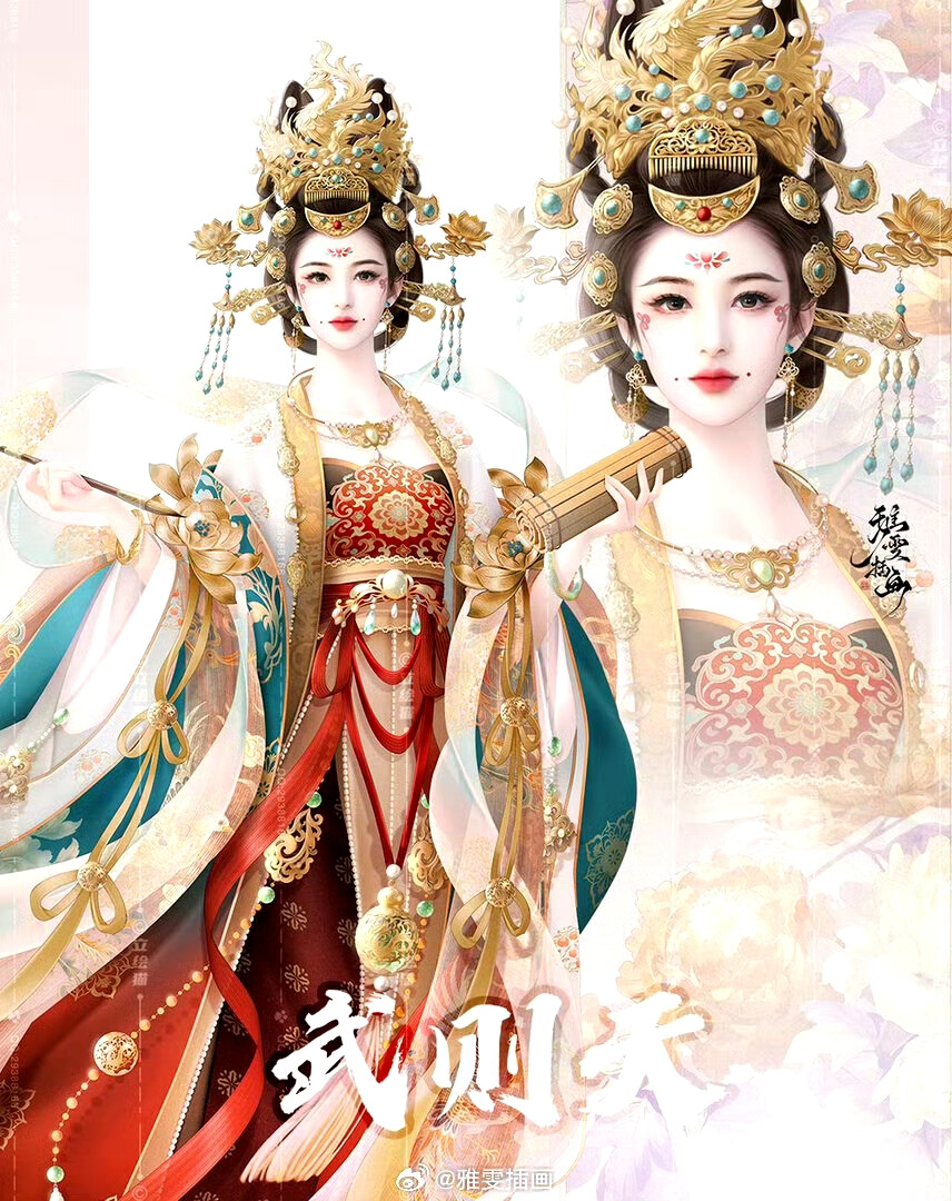 雅雯插画
