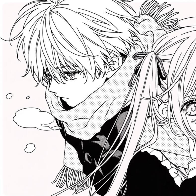黑白漫画/情侣头像